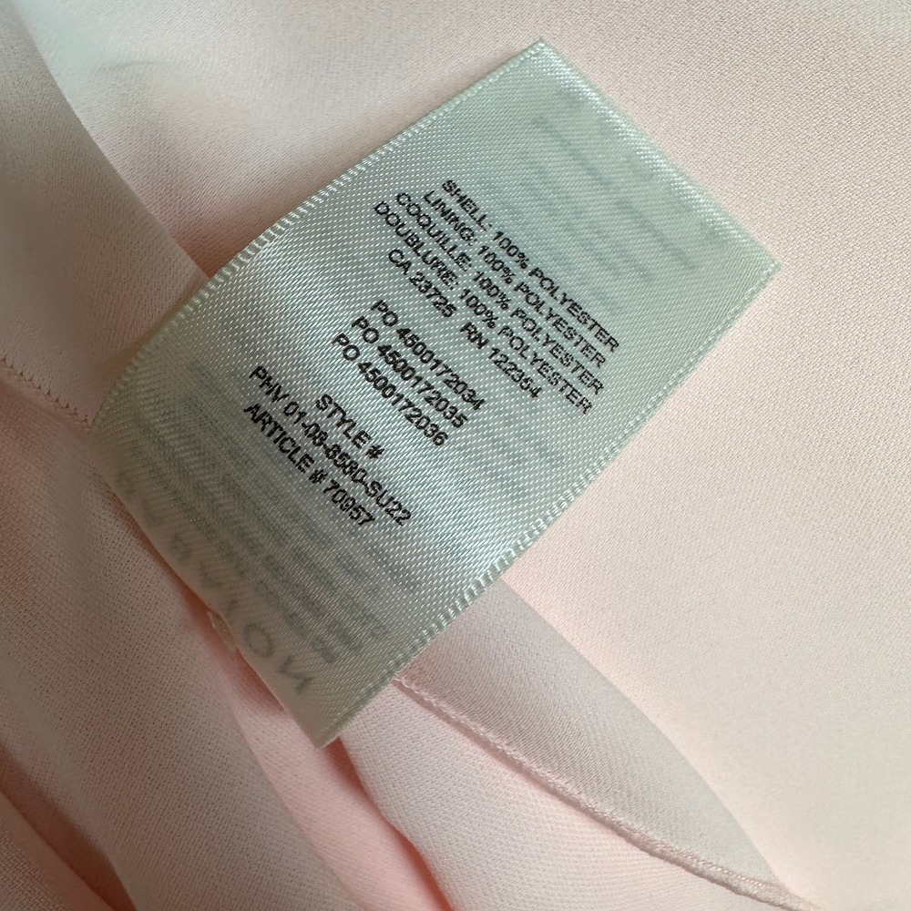 Aritzia Babaton Hamptons Dress Soft Blush Pink NEW Size 0 - Picture 10 of 13